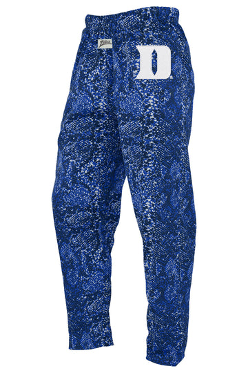 Zubaz NCAA Duke Blue Devils Unisex Post Pattern Z88 Embroidered Pants