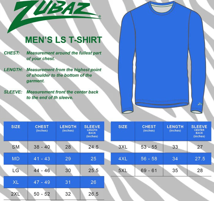 Zubaz NCAA LSU Tigers Men's Alternate Camo Established Long-Sleeve T-Shirt