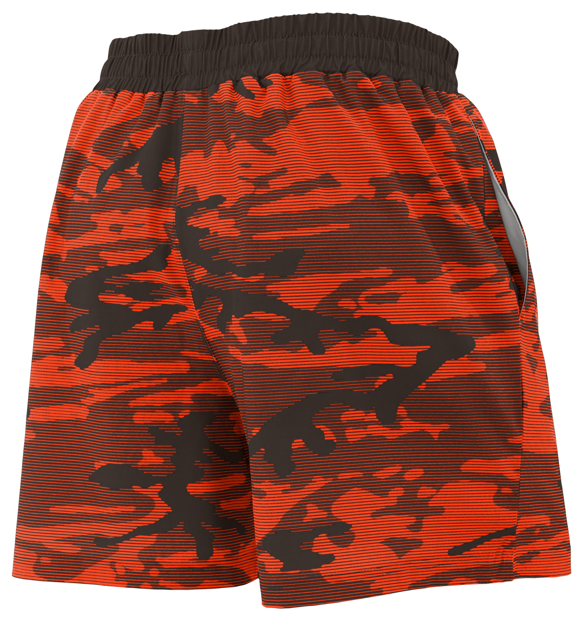 Zubaz NFL Cleveland Browns Men's Camo Line 5-Inch Compression Shorts