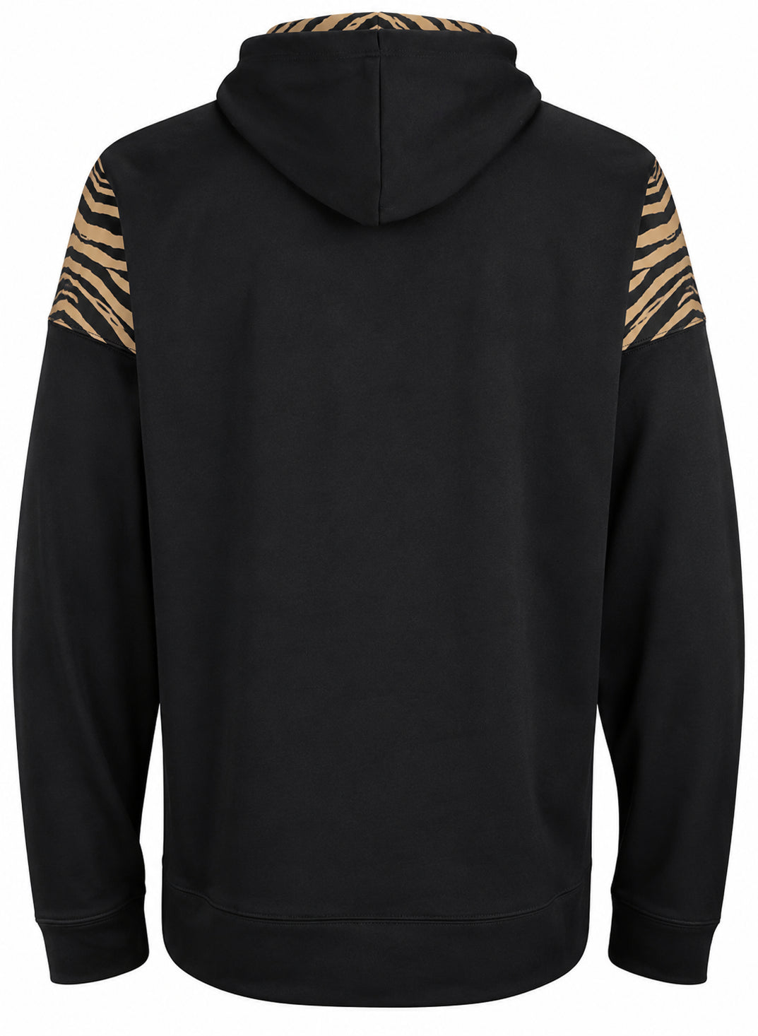Zubaz NCAA Purdue Boilermakers Men's 2 Color Zebra Bands and Hood-Liner Full-Zip Hoodie
