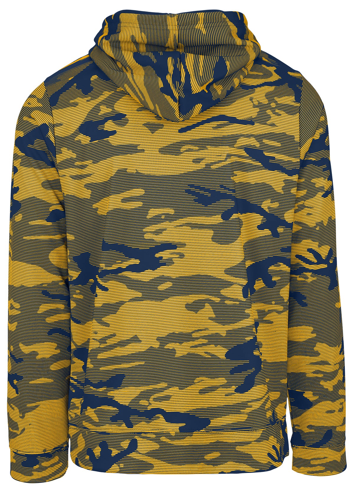 Zubaz NCAA West Virginia Mountaineers Men's Arch All-Over Camo Hoodie