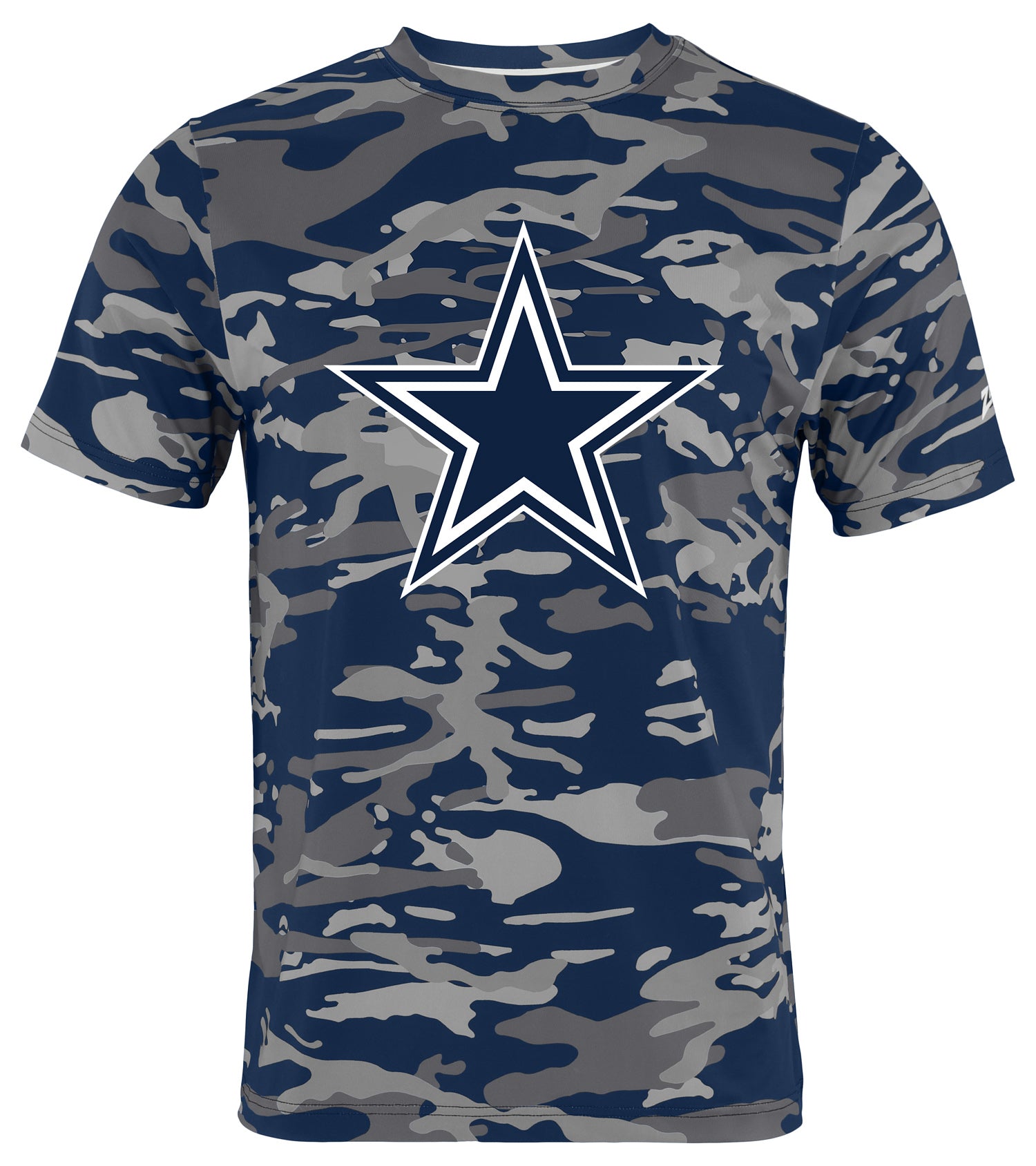 Zubaz NFL Dallas Cowboys Men's Alternate Color Camo Short-Sleeve T-Shi