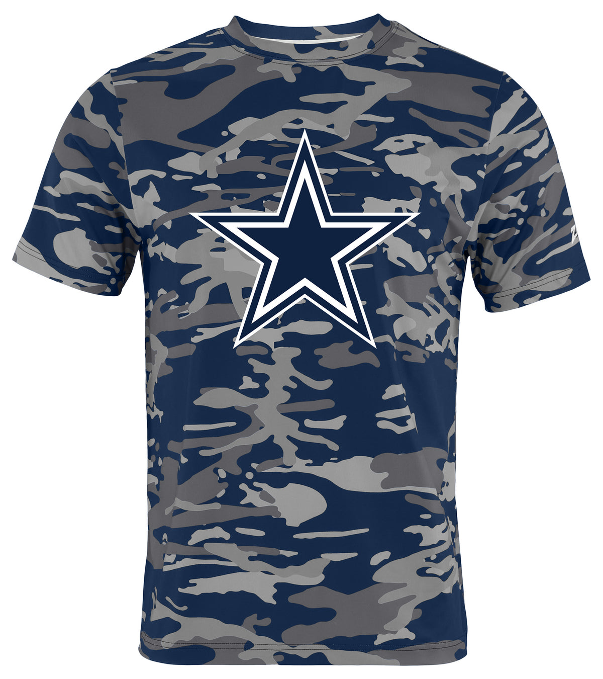 Zubaz NFL Dallas Cowboys Men's Alternate Color Camo Short-Sleeve T-Shirt