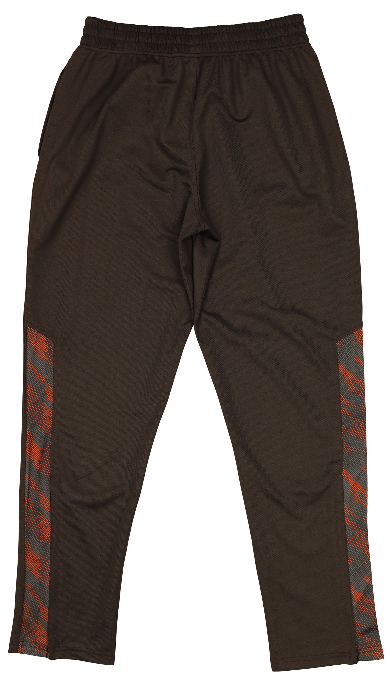 Zubaz  NFL  MEN Formation Viper Accent Elevated Jacquard Track Pant, CLEVELAND BROWNS