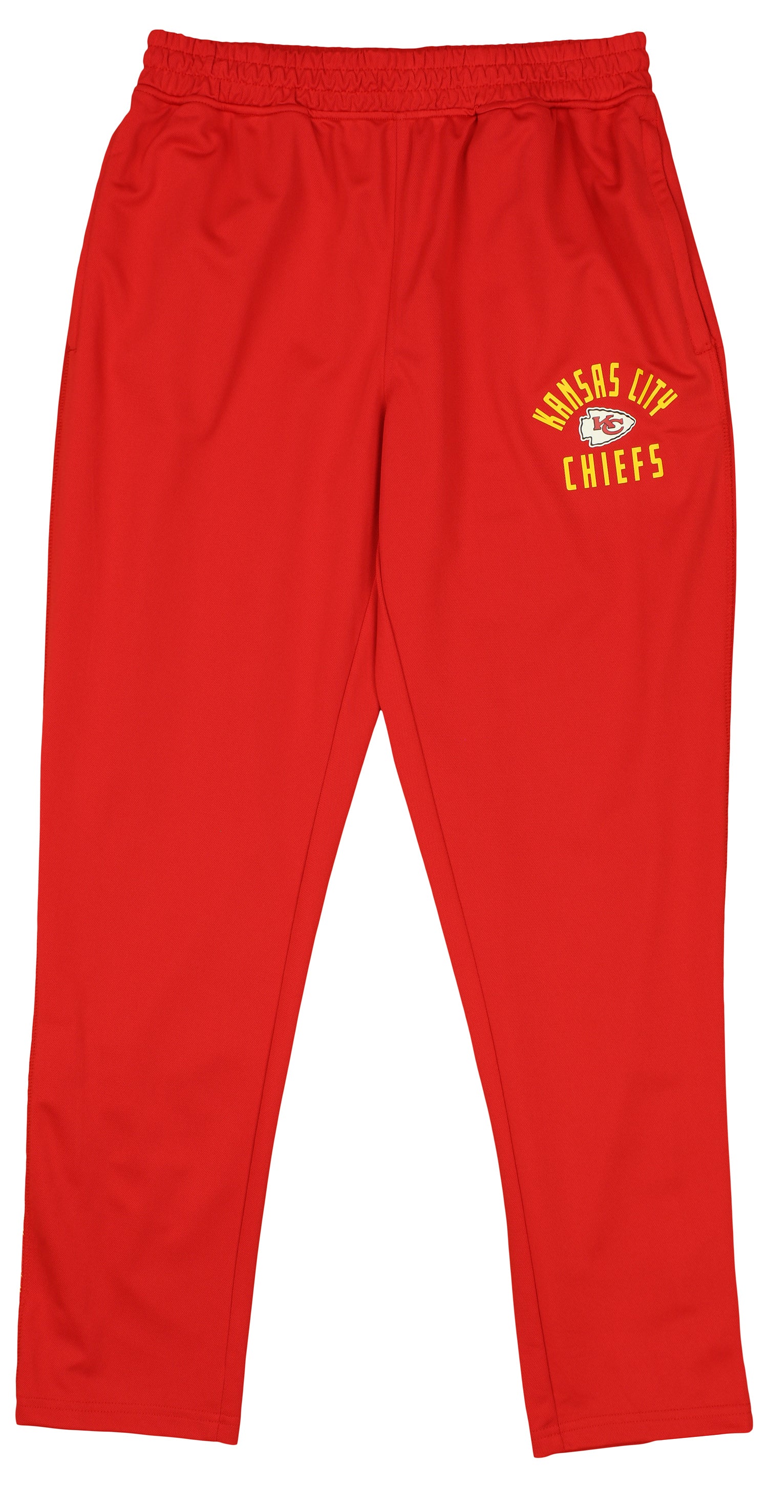 Zubaz  NFL  MEN Formation Viper Accent Elevated Jacquard Track Pant, KANSAS CITY CHIEFS