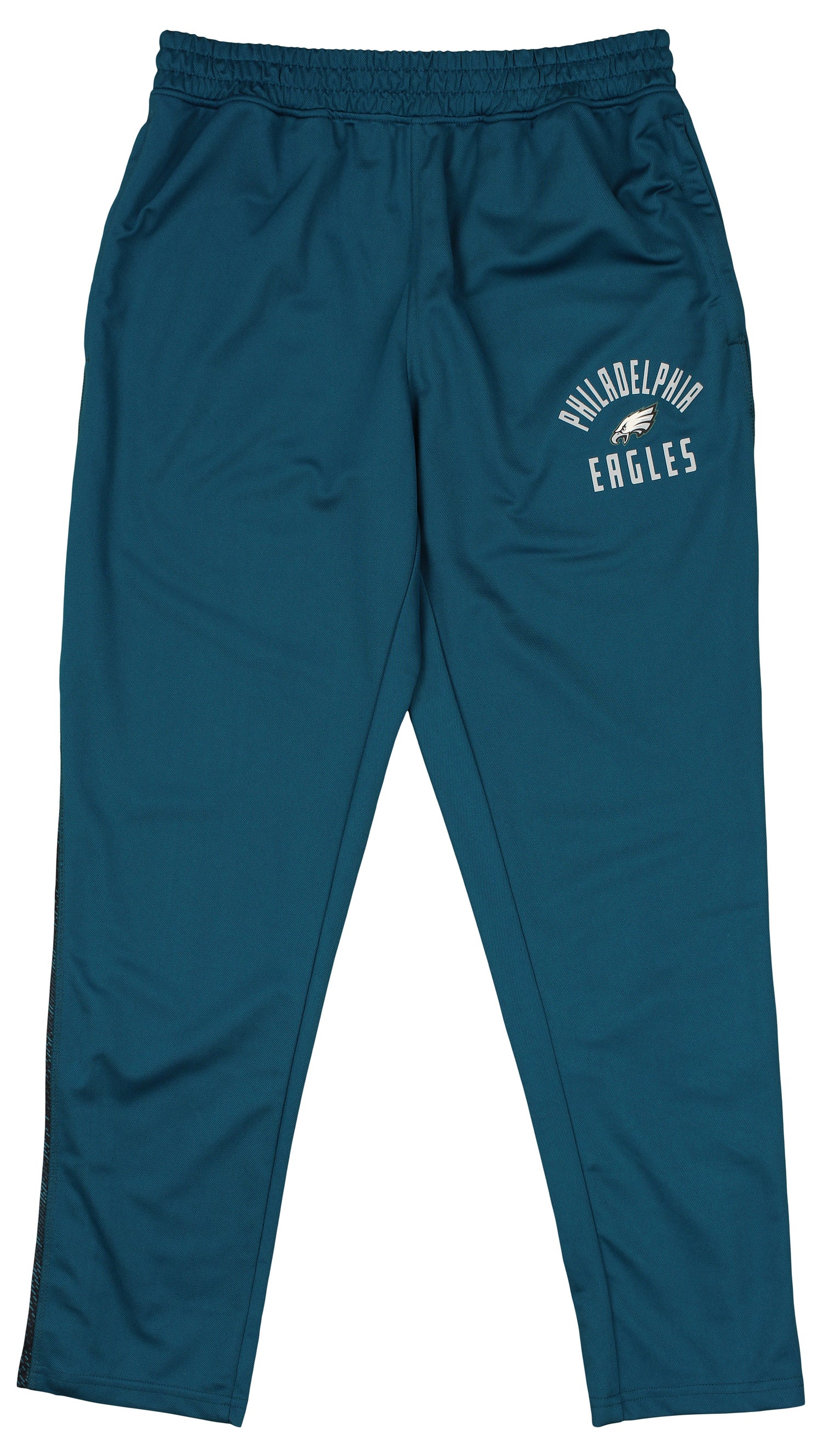Zubaz  NFL  MEN Formation Viper Accent Elevated Jacquard Track Pant, PHILADELPHIA EAGLES