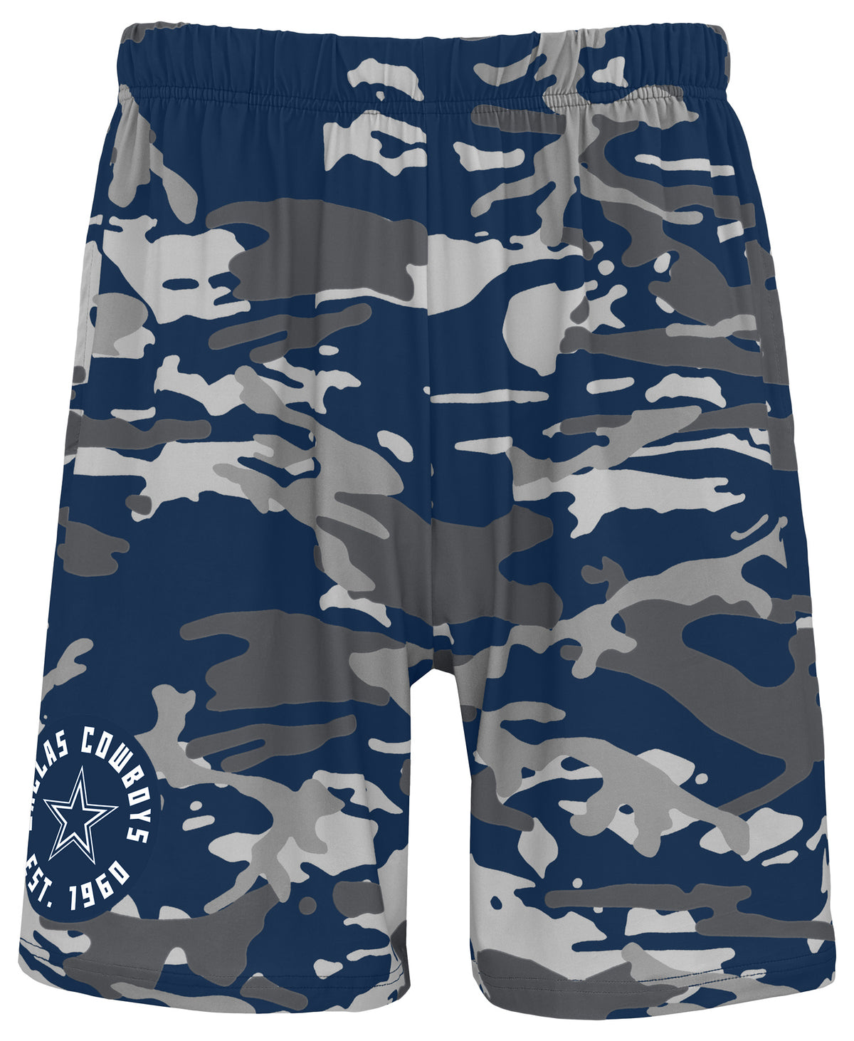 Zubaz NFL Dallas Cowboys Men's Alternate Camo 7-Inch Shorts - front