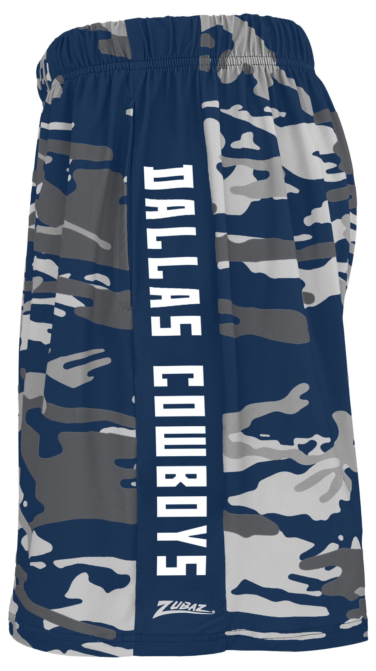 Zubaz NFL Dallas Cowboys Men's Alternate Camo 7-Inch Shorts - side