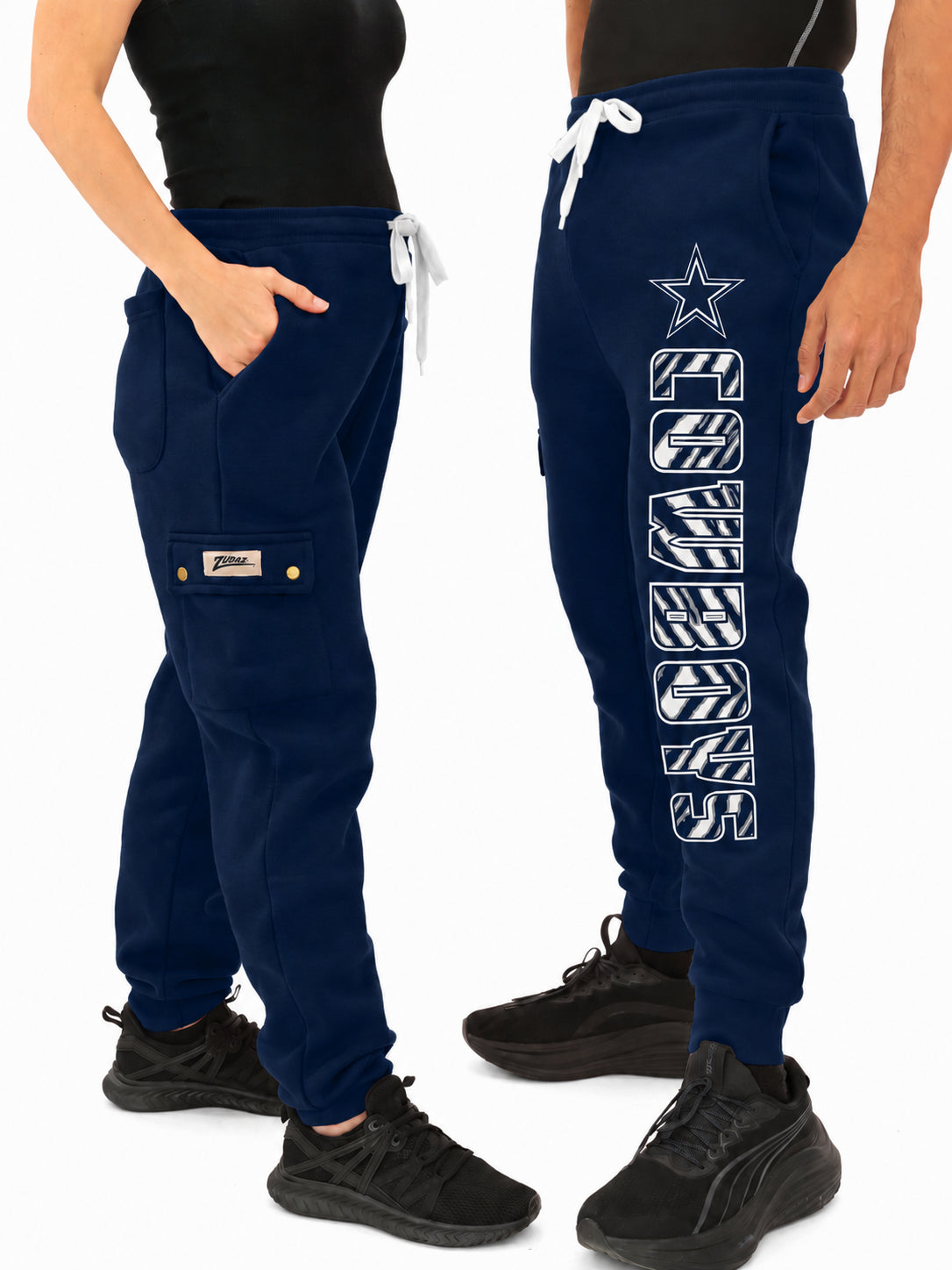 Zubaz NFL Dallas Cowboys Men's Team Color Cargo Joggers - view 1