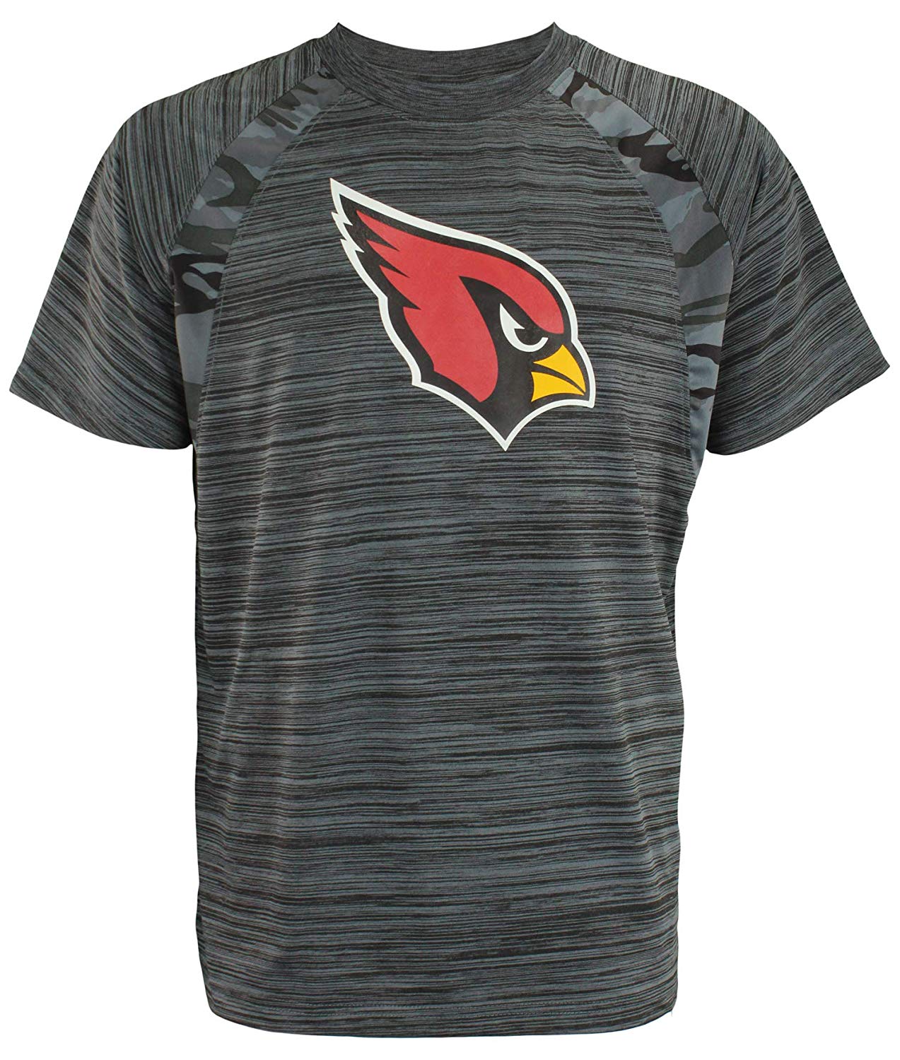 Zubaz NFL Men's Arizona Cardinals Tonal Camo Raglan T-Shirt