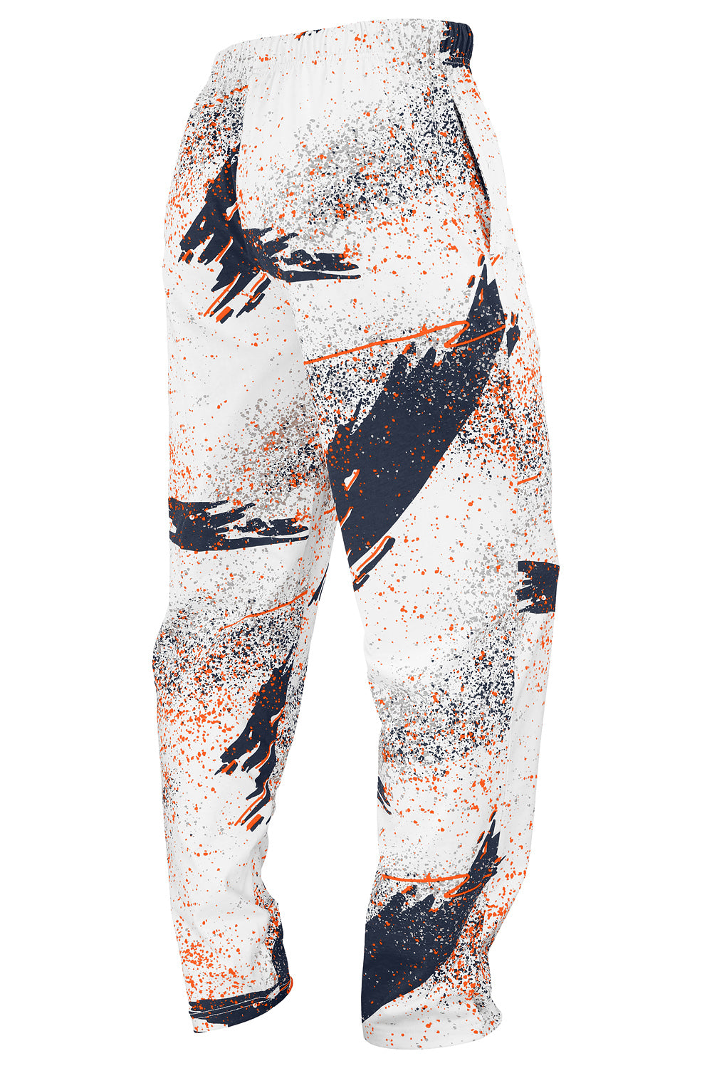 Zubaz NFL Denver Broncos Adult Unisex 3 Color Confetti Z88 Screen Print Pants