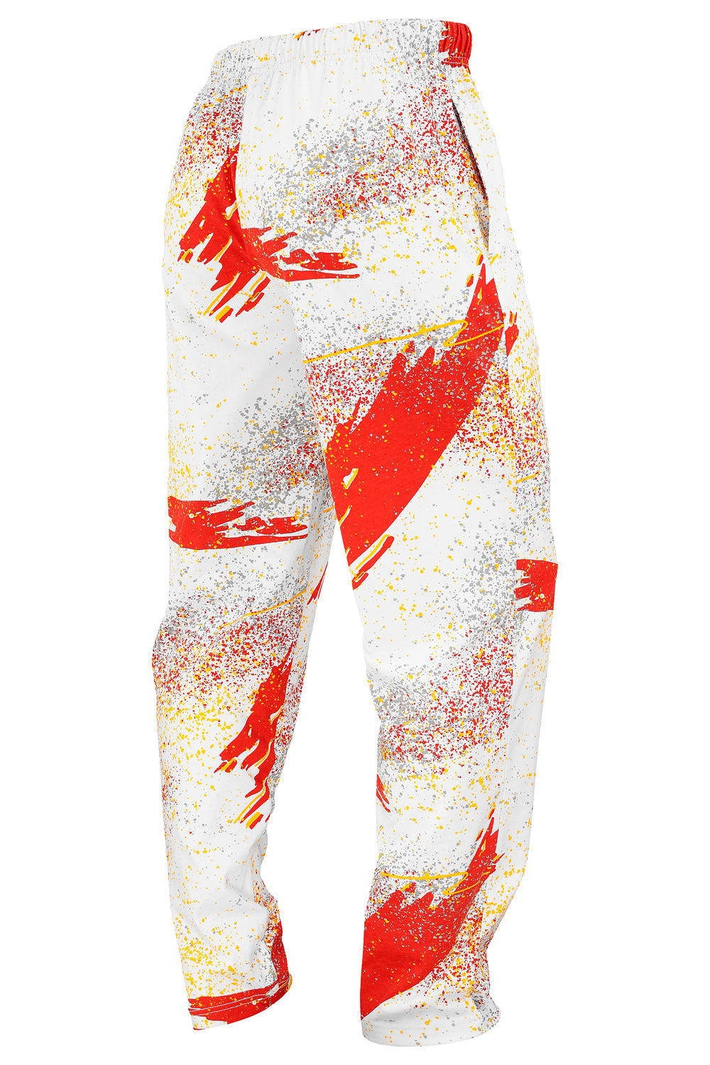 Zubaz NFL Kansas City Chiefs Adult Unisex 3 Color Confetti Z88 Screen Print Pants