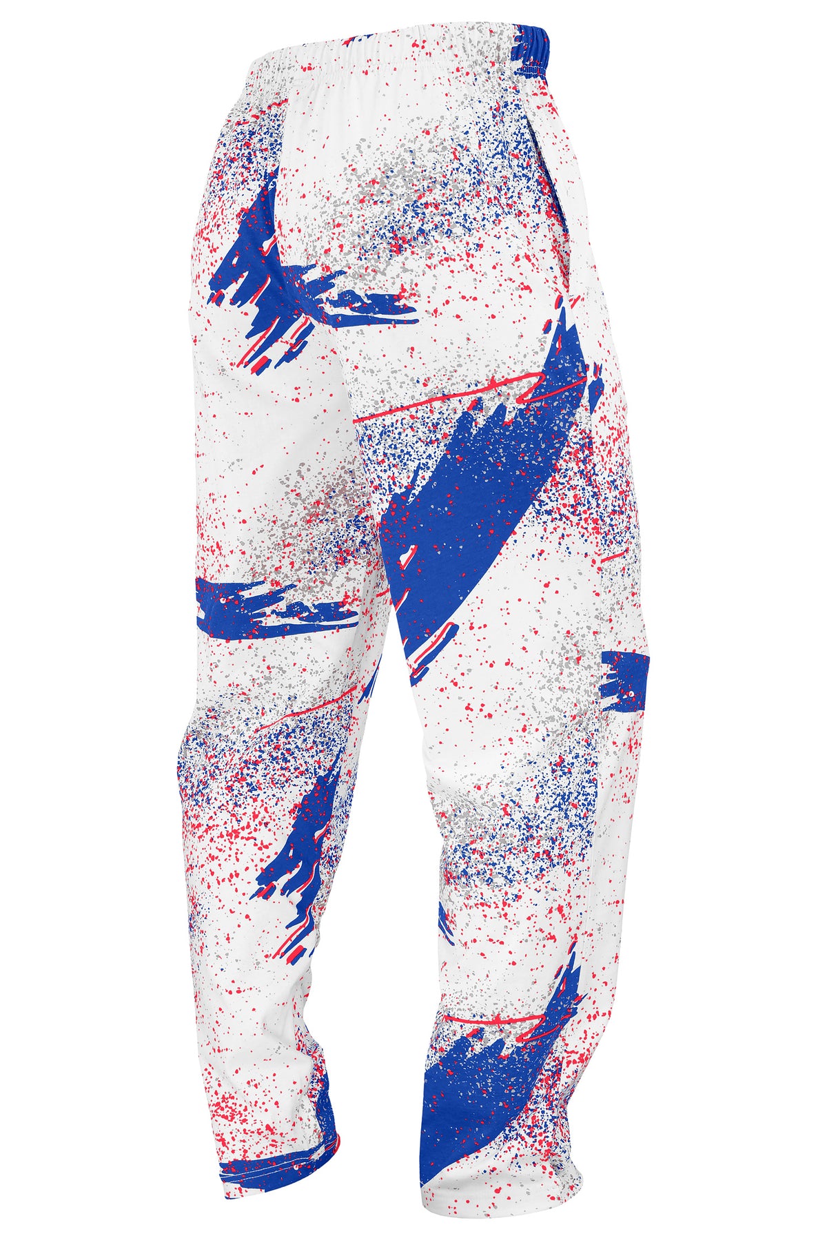 Zubaz NFL New York Giants Adult Unisex 3 Color Confetti Z88 Screen Print Pants