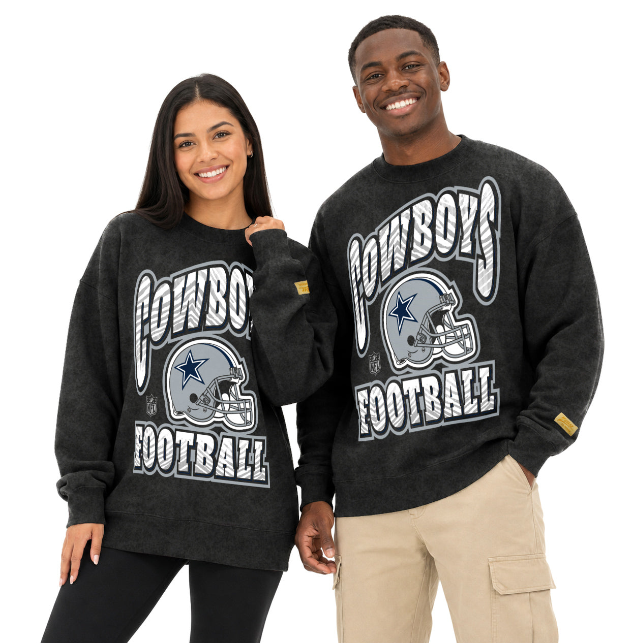 cortis コルティス USA アメリカ B&N US 限定 ソンヒョン Zubaz NFL Dallas Cowboys Adult Unisex 90s Vintage All Pro Crewneck Swe