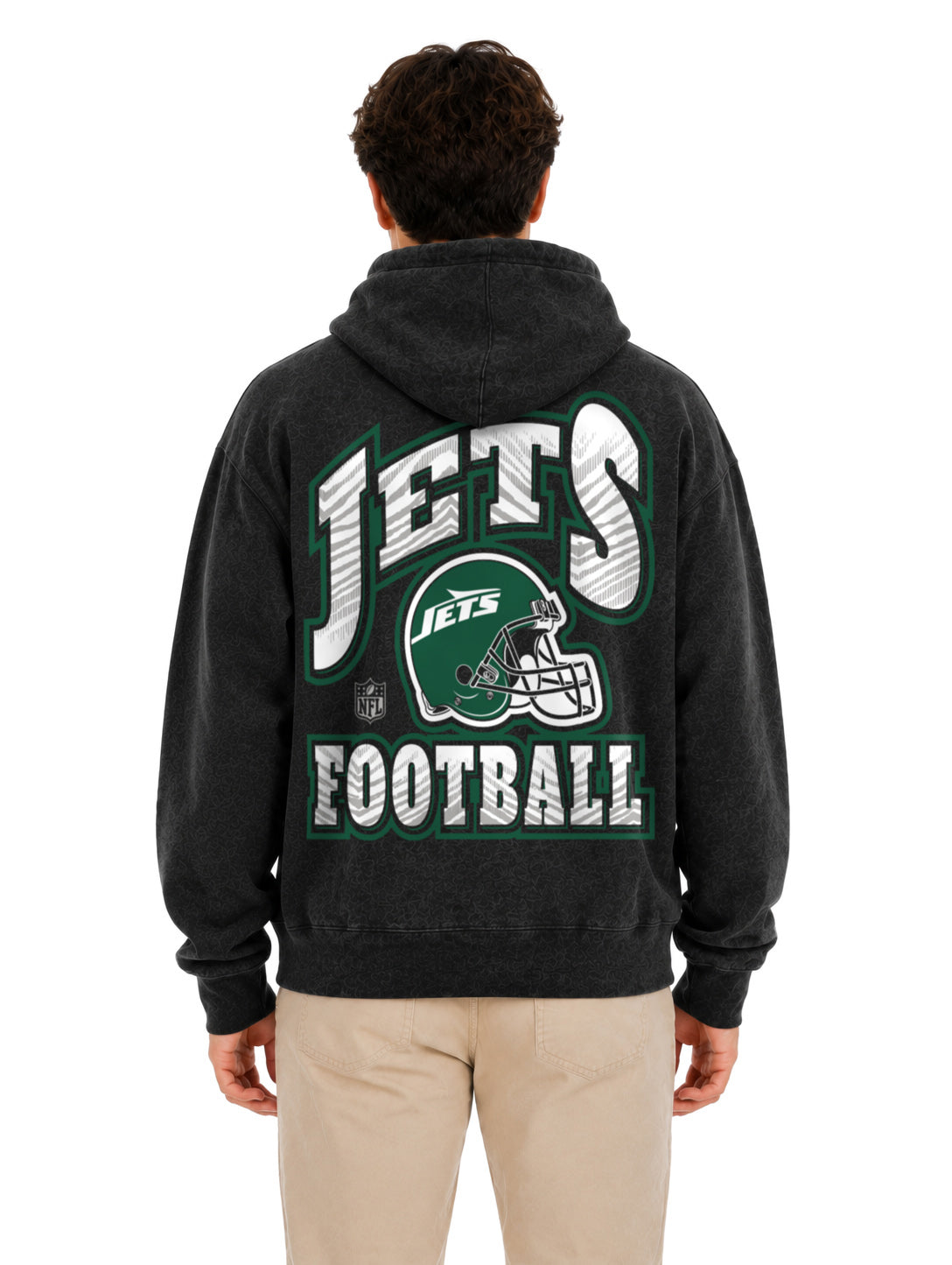 Zubaz NFL Unisex 90s Vintage All Pro Hoodie, New York Jets