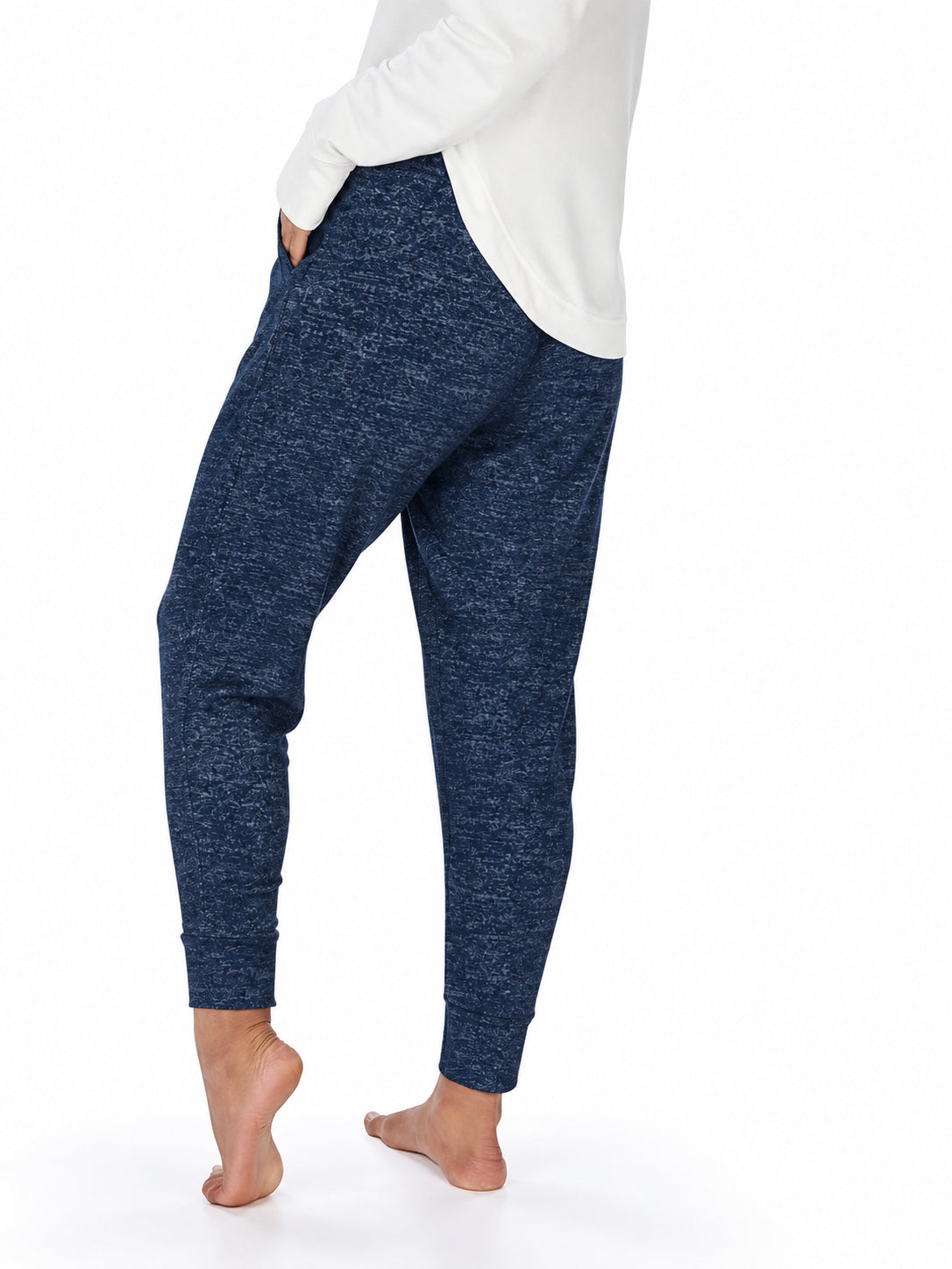 Zubaz NFL Women's Upright Soft Marled Team Color Jogger, Dallas Cowboys