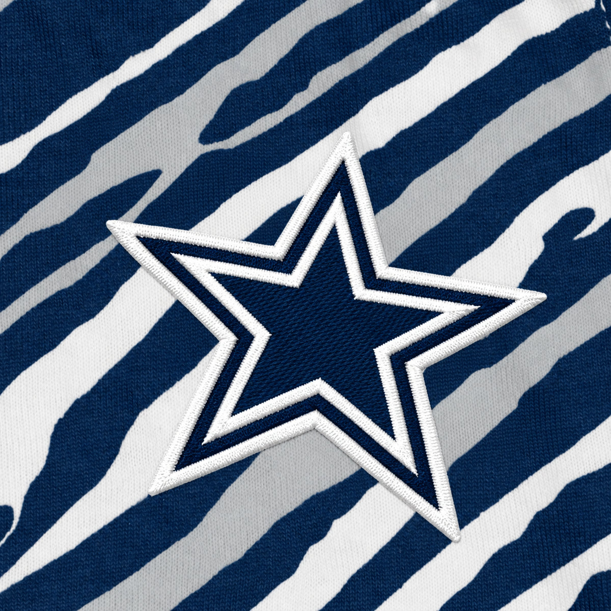 Zubaz NFL Dallas Cowboys Youth Unisex Z88 Zebra Embroidered Pants