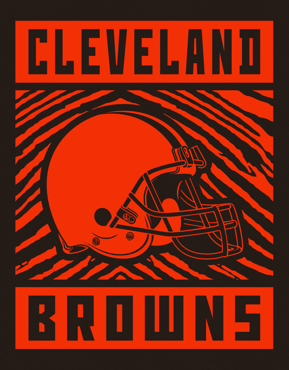 Zubaz NFL Cleveland Browns Men's Gridiron Crewneck