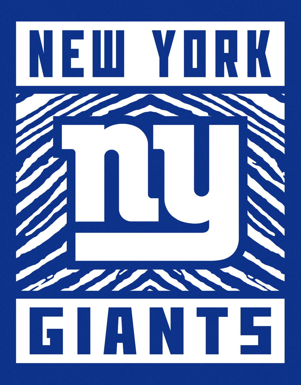 Zubaz NFL New York Giants Men's Gridiron Crewneck