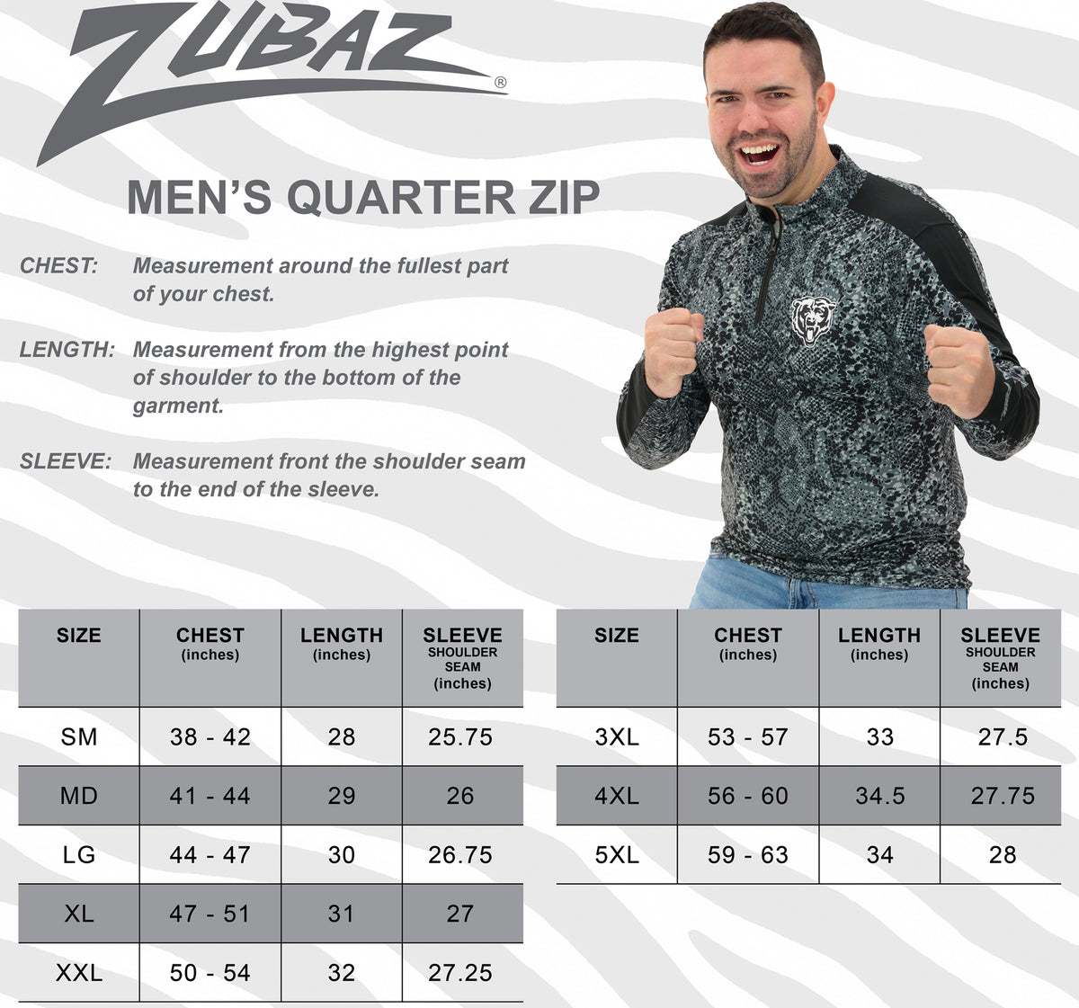 Zubaz NFL Dallas Cowboys Men's Tonal Post Elevated 1/4-Zip Top