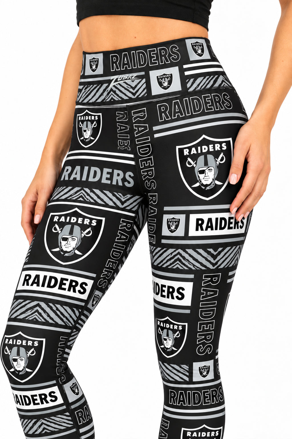 Zubaz NFL Women's Column Leggings, Las Vegas Raiders