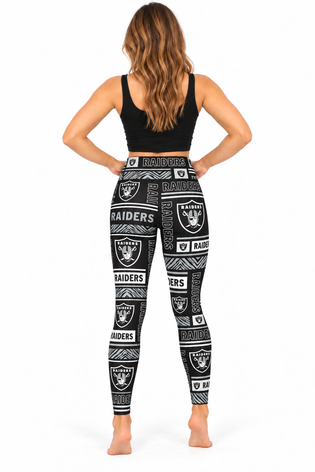 Zubaz NFL Women's Column Leggings, Las Vegas Raiders
