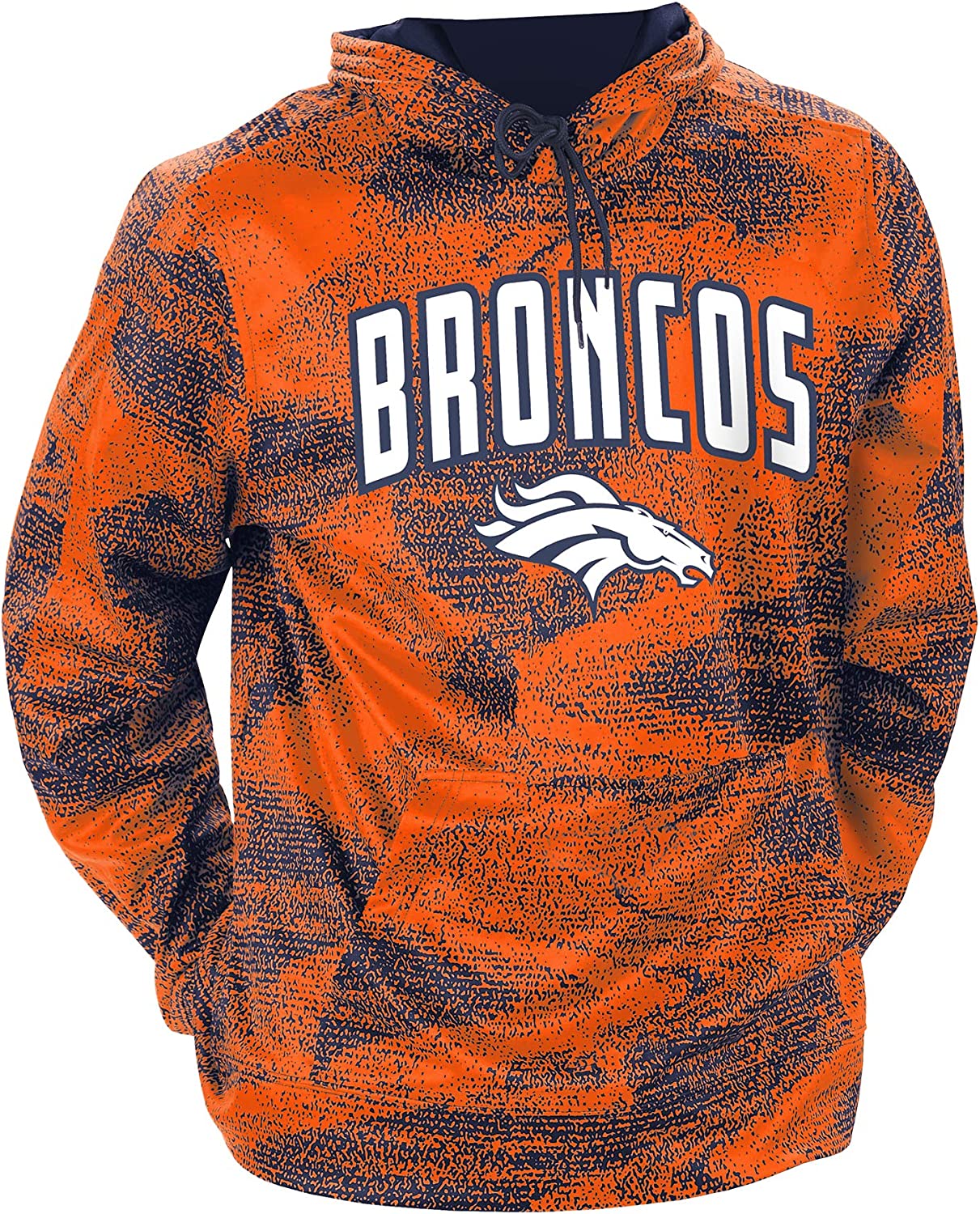 Zubaz Denver Broncos NFL Men's Static Hoodie