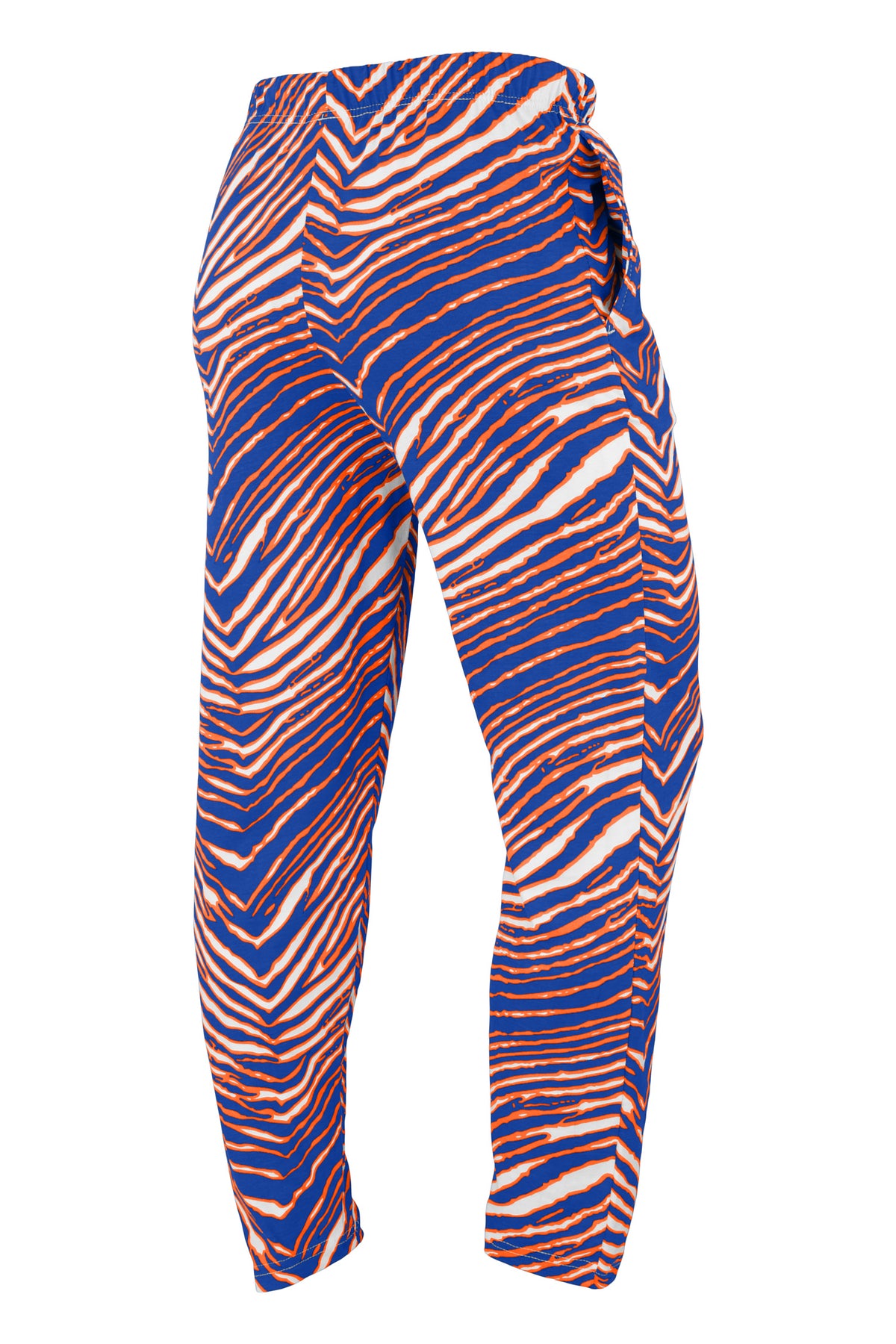 Zubaz NFL Denver Broncos Adult Unisex 3 Color Classic Zebra Z88 Screen-Printed Logo Pants