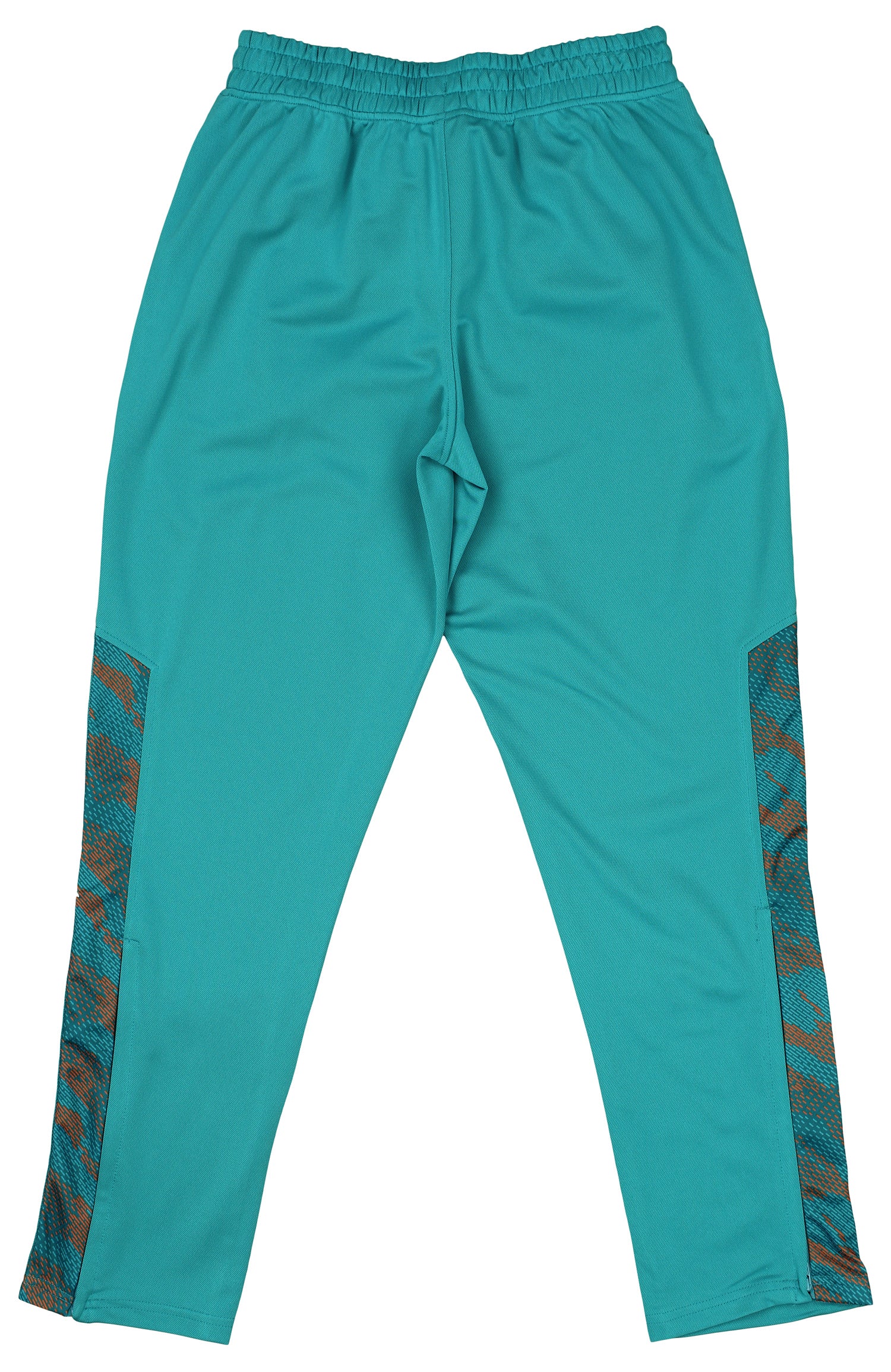 Zubaz NFL Men's Miami Dolphins Viper Accent Elevated Jacquard Track Pants