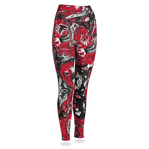 Zubaz NFL Women's Atlanta Falcons Team Swirl Leggings