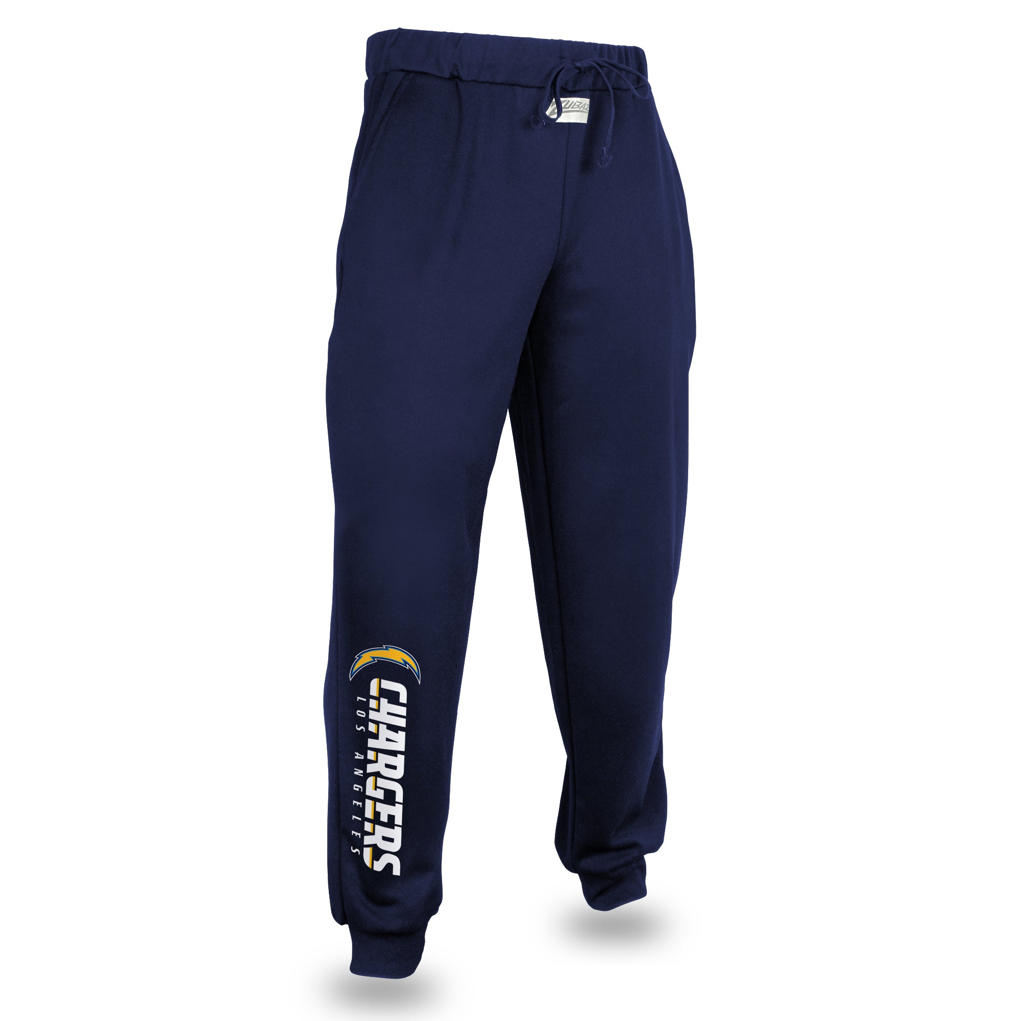 Zubaz NFL Men's Los Angeles Chargers Team Color Joggers, Navy
