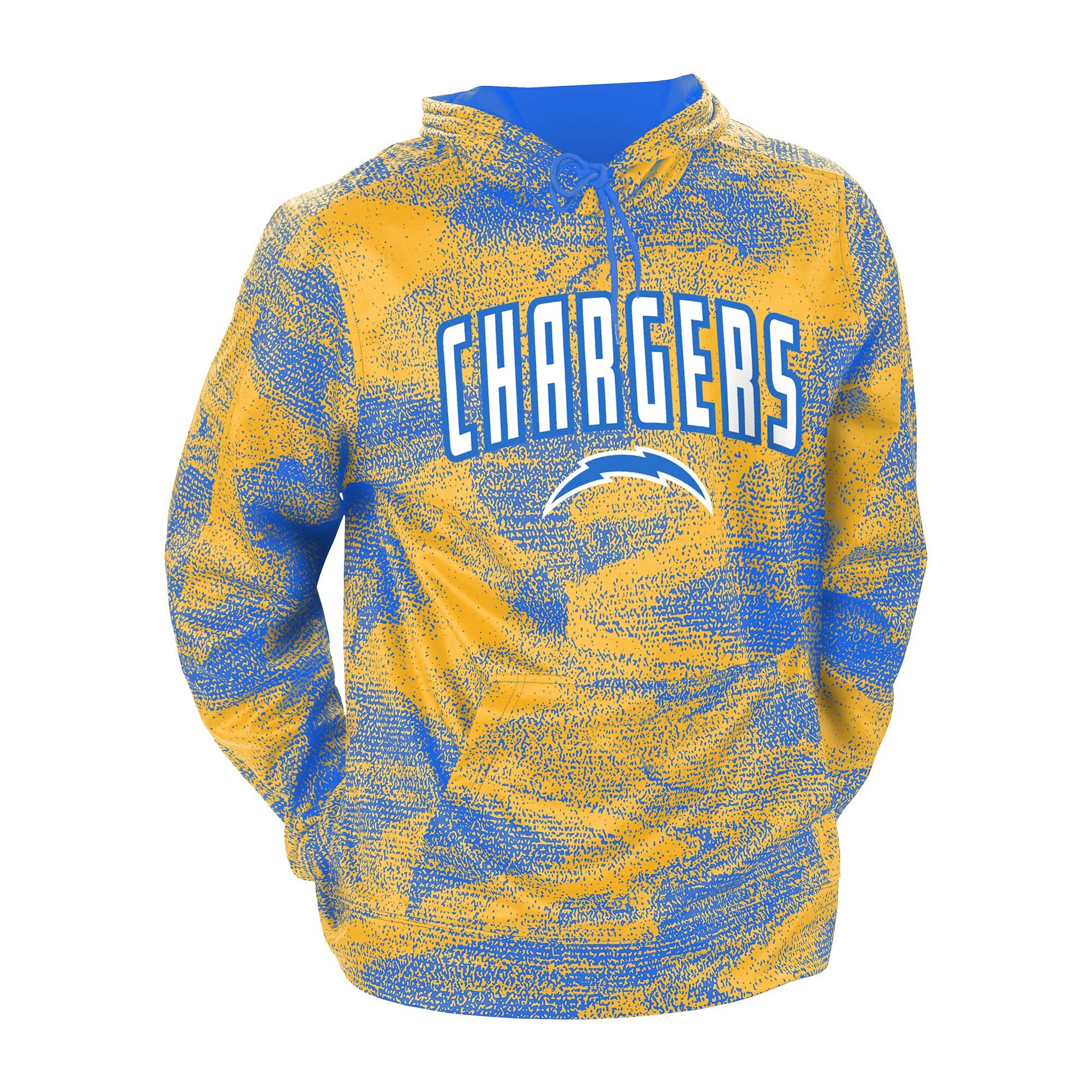 Zubaz Los Angeles Chargers NFL Men's Static Hoodie