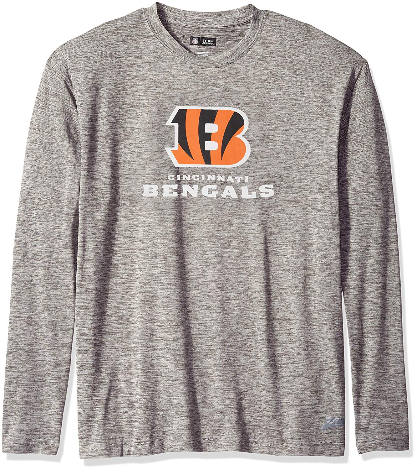 Zubaz NFL Men's Cincinnati Bengals Long Sleeve Tee