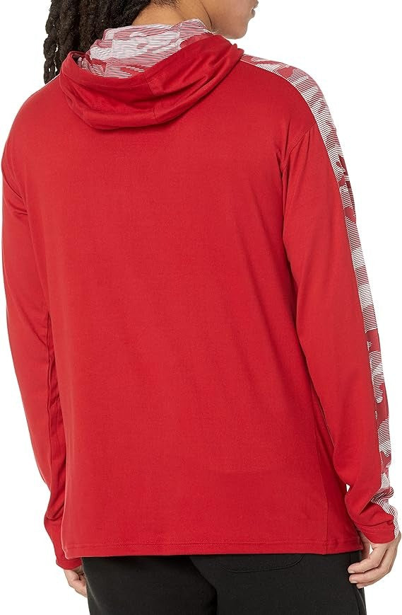 Zubaz NFL Men's Arizona Cardinals Lightweight Elevated Hoodie with Camo Accents