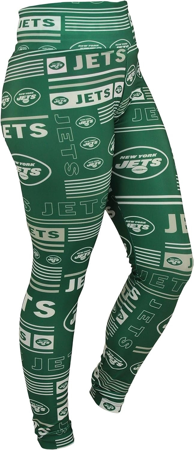 Zubaz NFL Women's New York Jets Column 24 Style Leggings