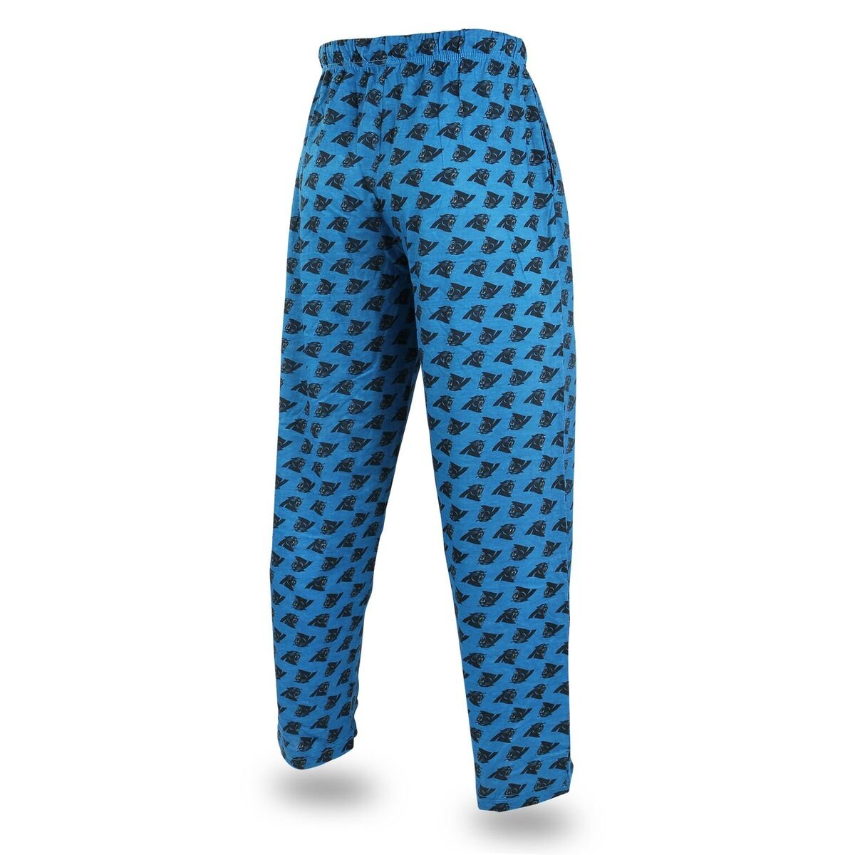 Zubaz NFL Football Men's Carolina Panthers Print Logo Comfy Pants, Blue