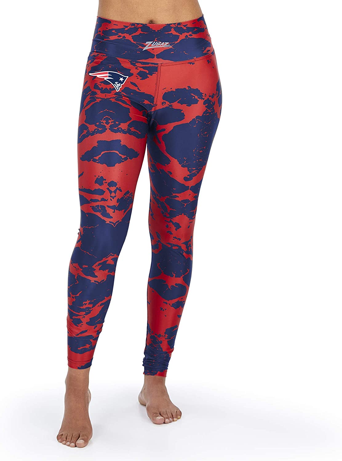 Zubaz Women's New England Patriots Team Colors Lava Legging