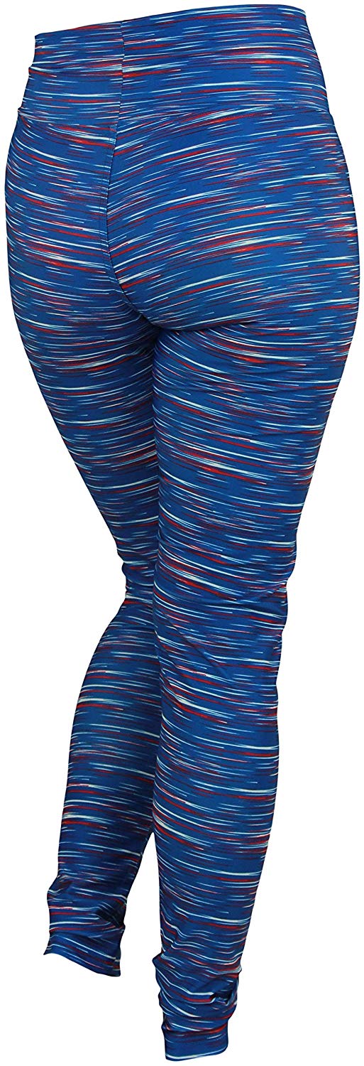 Zubaz NFL Football Women's New York Giants Space Dye Legging