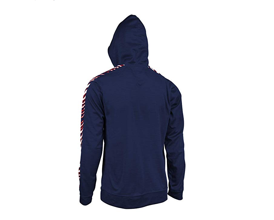 Zubaz Men's NFL New England Patriots Pullover Hoodie With Zebra Accents