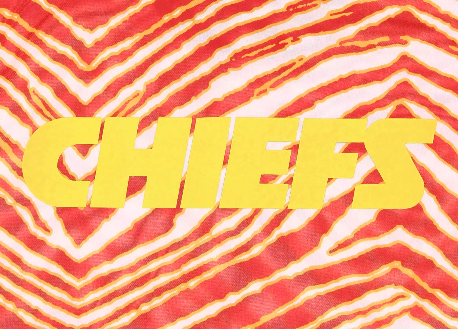 Zubaz NFL Football Men's Kansas City Chiefs Zebra Print Touchdown Hoodie