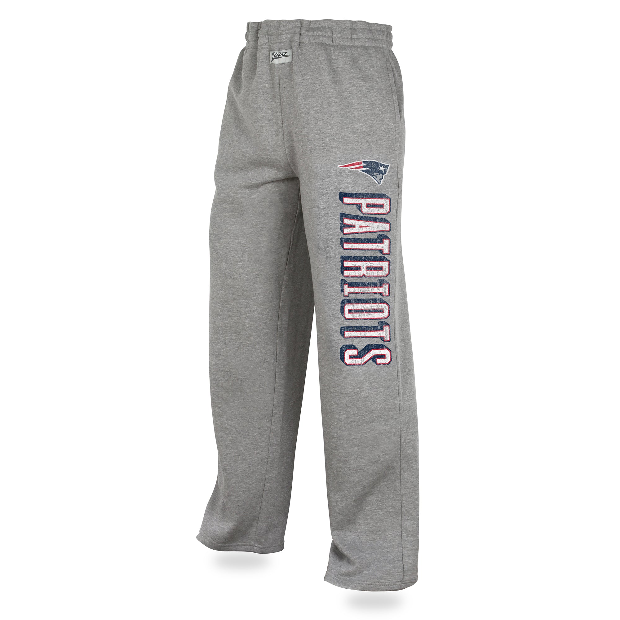 Zubaz NFL Men's New England Patriots Sweatpants, Heather Gray