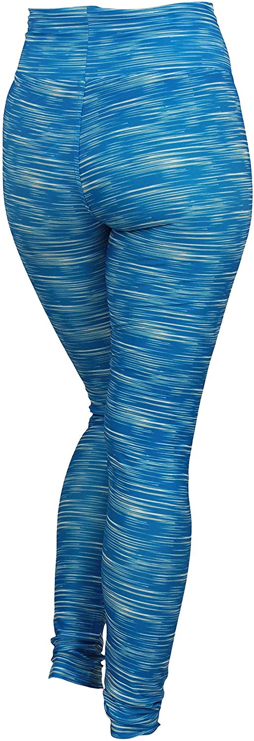 Zubaz NFL Football Women's Detroit Lions Space Dye Legging