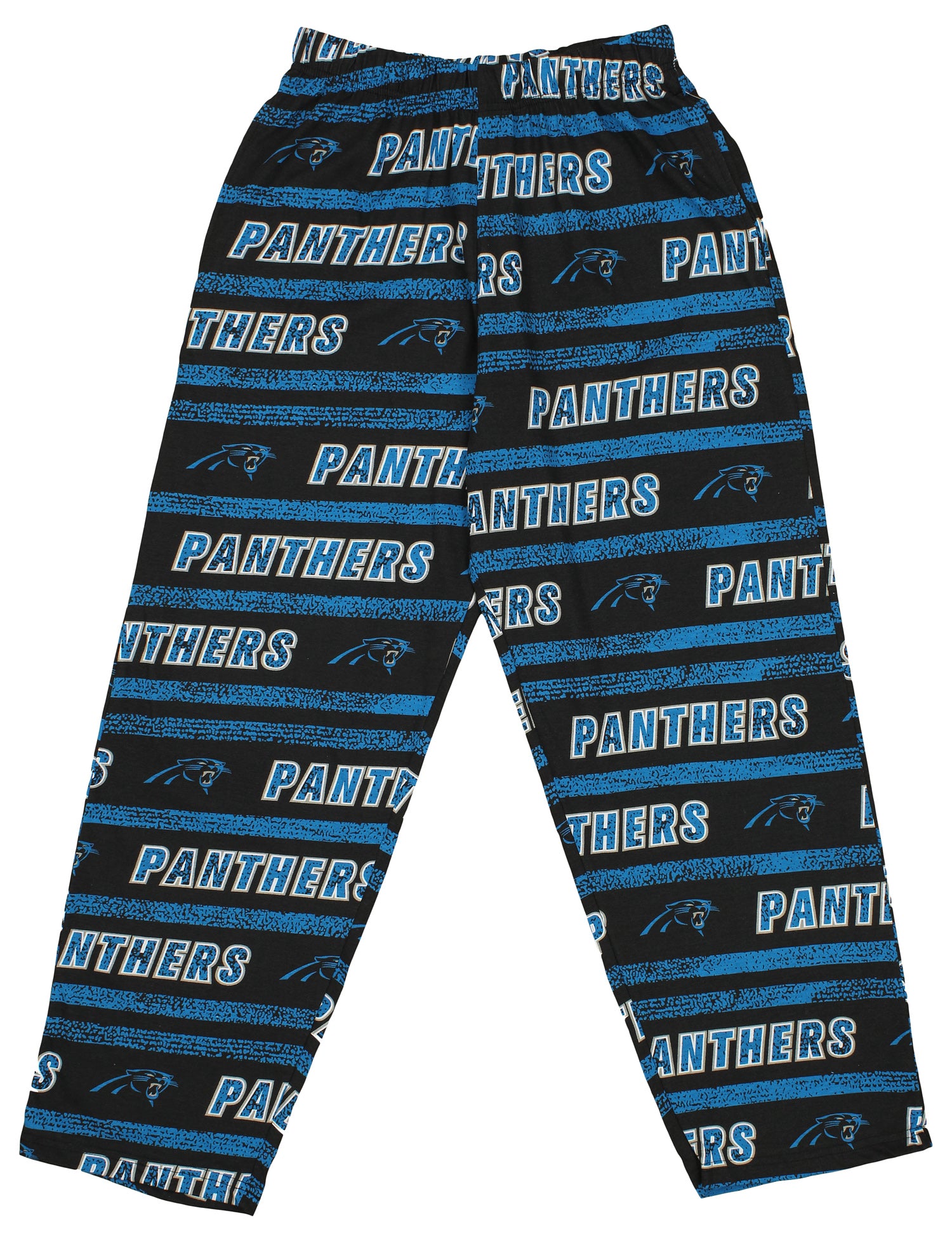 Zubaz NFL Men's Carolina Panthers Static Line Comfy Pants