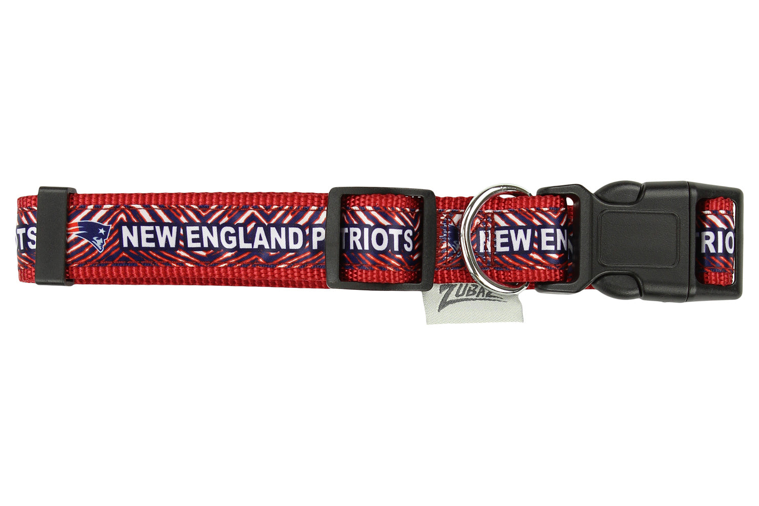 Zubaz X Pets First NFL New England Patriots Team Adjustable Dog Collar