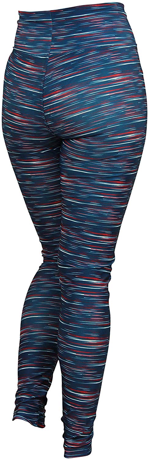 Zubaz NFL Football Women's New England Patriots Space Dye Legging