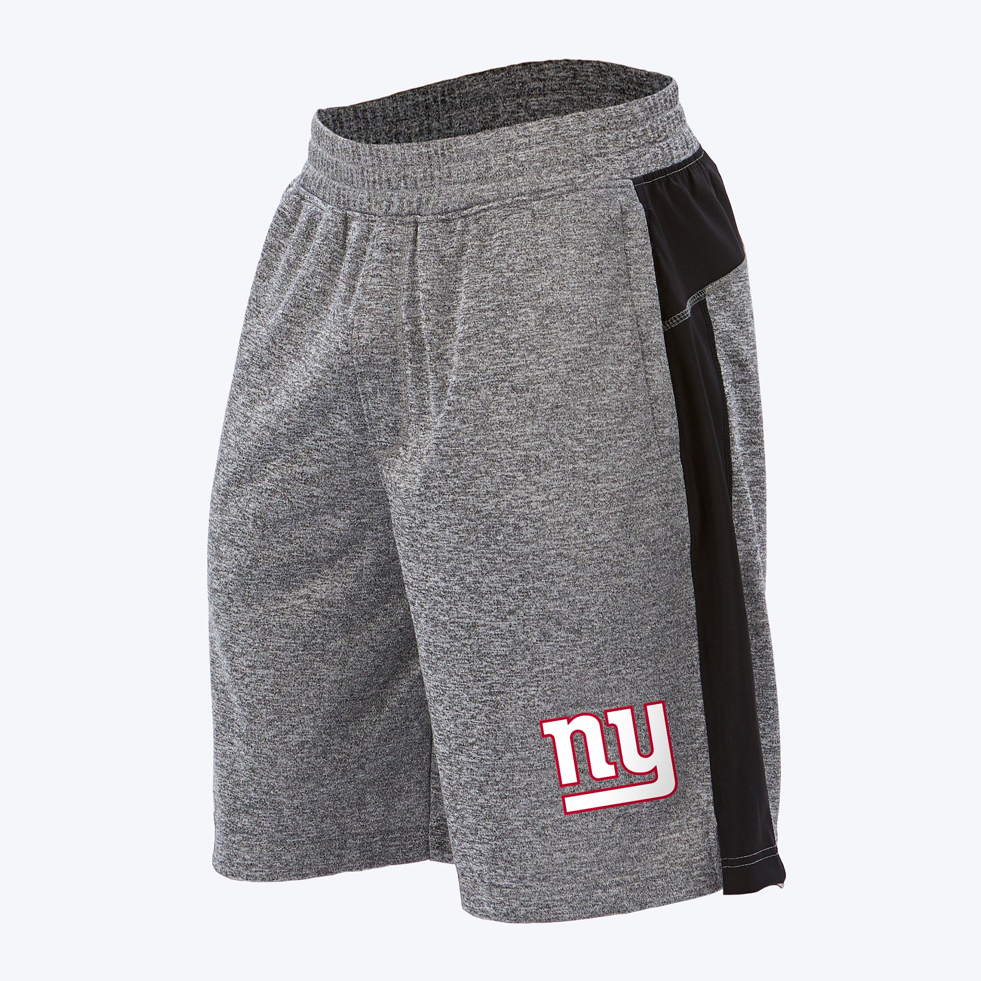 Zubaz NFL Men's New York Giants Heather Gray French Terry Shorts