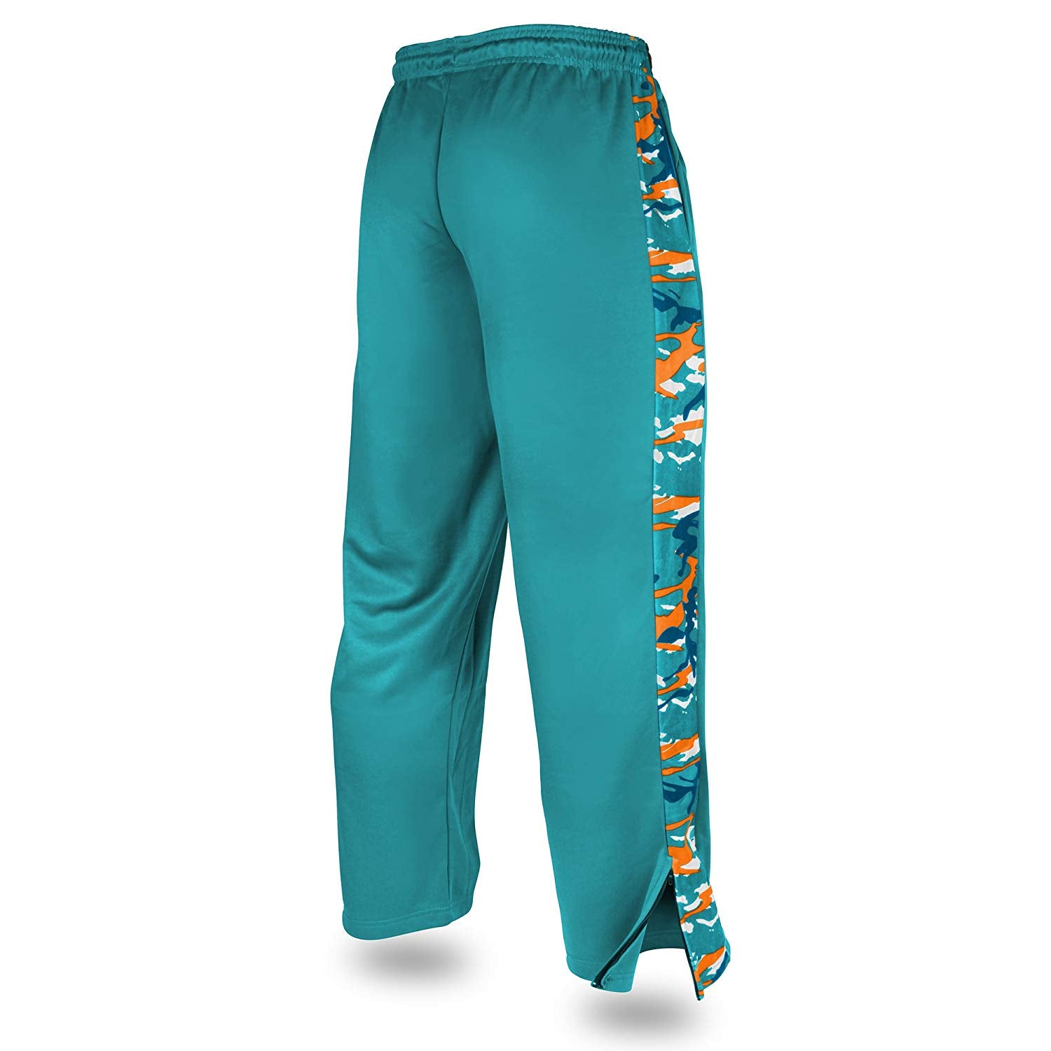 Zubaz Men's NFL Miami Dolphins Camo Print Stadium Pants