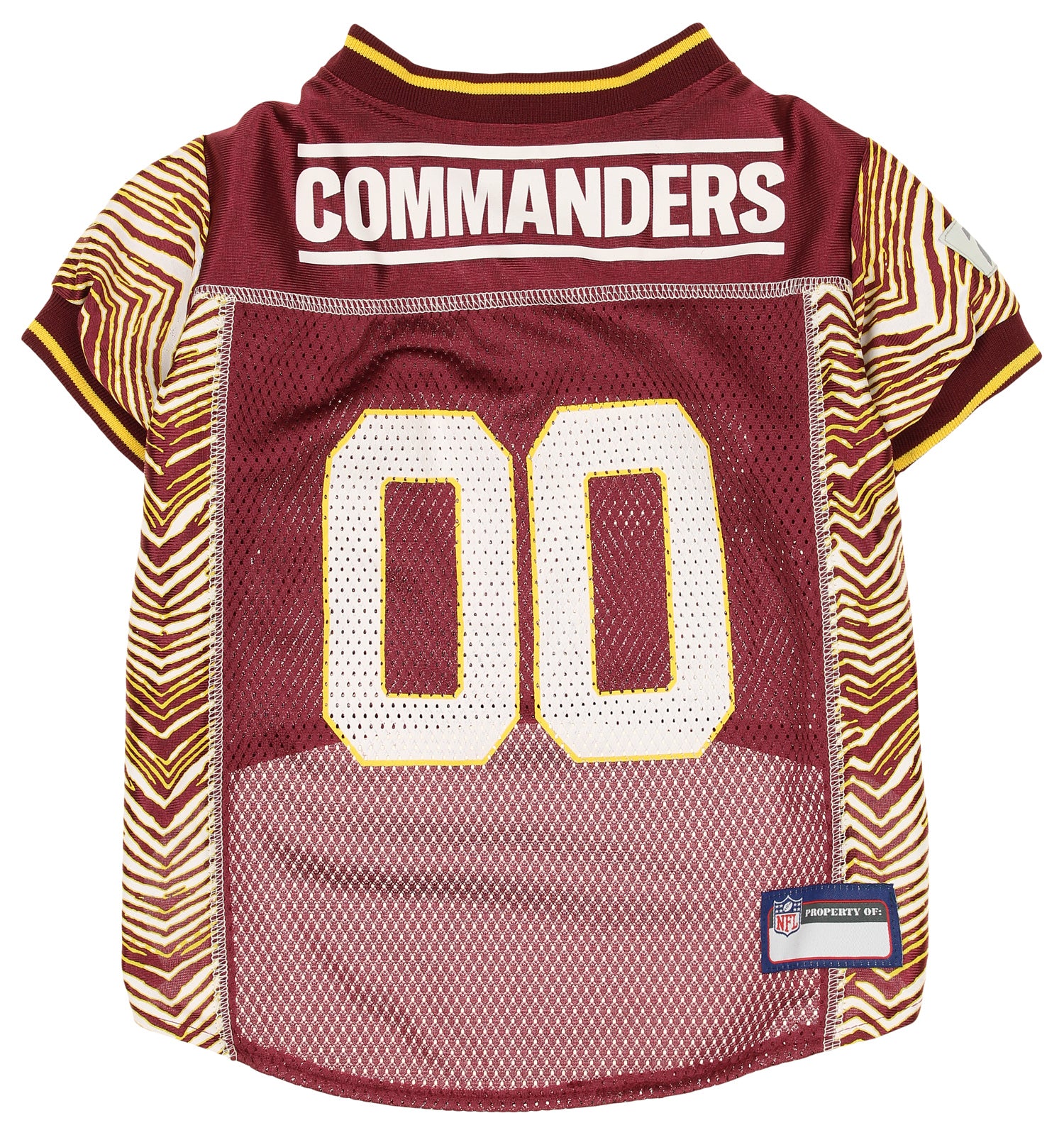 Zubaz X Pets First NFL Washington Commanders Jersey Team Pet Jersey For Dogs