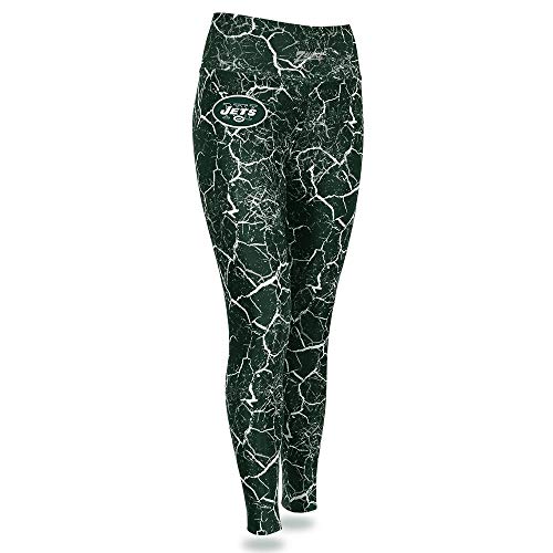 Zubaz NFL Women's New York Jets Team Marble Leggings