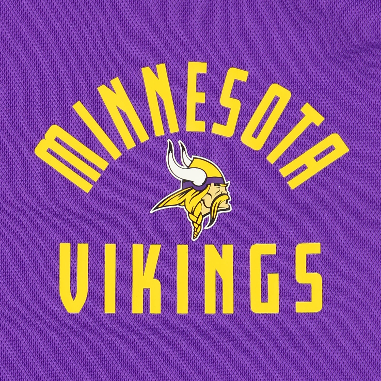 Zubaz NFL Men's MINNESOTA VIKINGS SOLID TEAM COLOR ELEVATED JACQUARD T